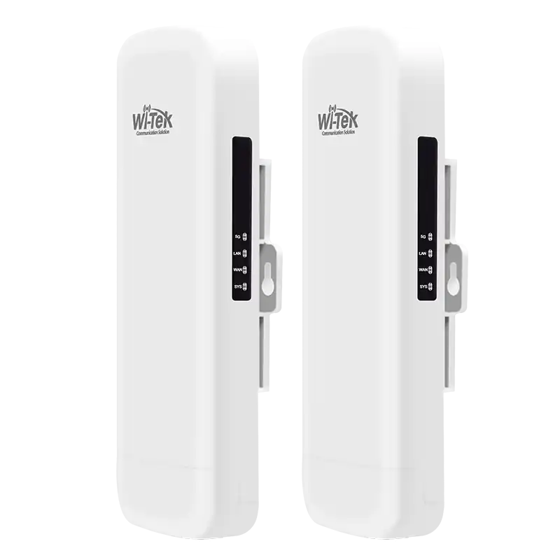 Economico Ponte radio outdoor 5GHz 300Mbps 5km WI-Tek - WI-CPE513P-KITV3
