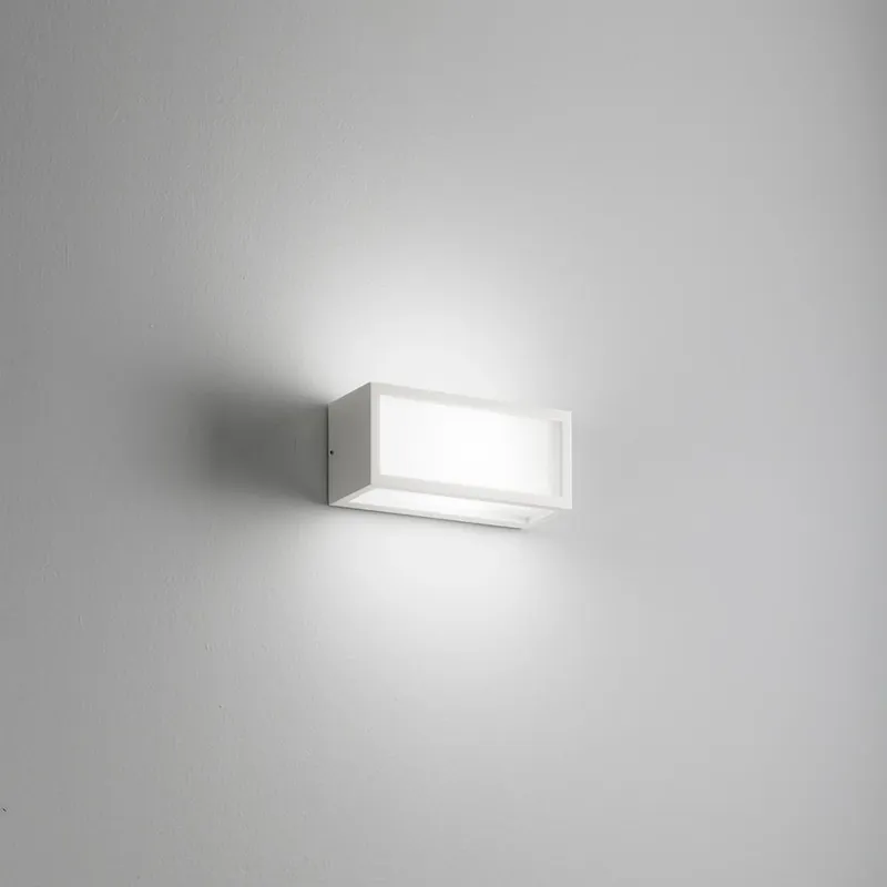 Applique parete alluminio Biamco Attacco E27 250x110x100mm Affralux - 530 Nuova Collezione