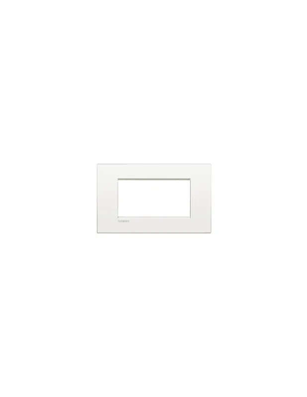 Novità Placca living light 4p ll bianco puro lnc4804bn ticino