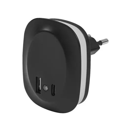 Ordina Subito OSRAM LED Presa con luce notturna LUNETTA EDGE, nero Sensore