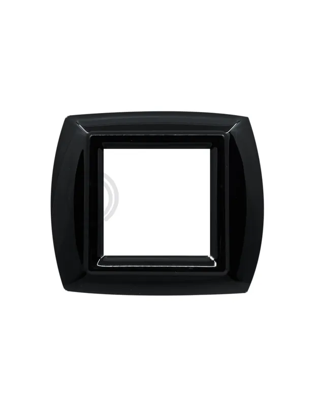 Placca life 2f nero lucido 2982n elettrocanali Prezzo Di Fabbrica