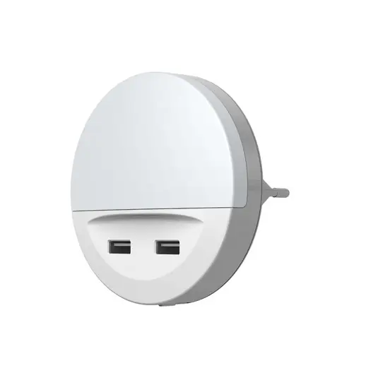 OSRAM Luce notturna a LED con presa LUNETTA USB, bianca, Ø 9 cm Offerta Lampo
