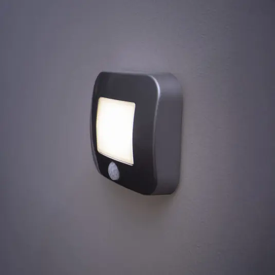 Luce notturna OSRAM NIGHTLUX HALL, argento Sensore, batteria IP54 Professionale