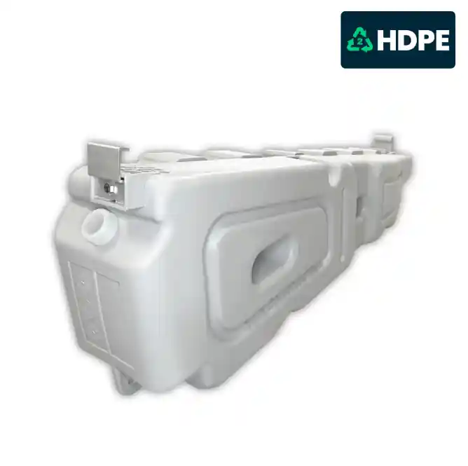 Zavorra HDPE riempibile acqua Supporto Fotovoltaico 115x38cm Elettroservice - ZAV30 Offerta Lampo