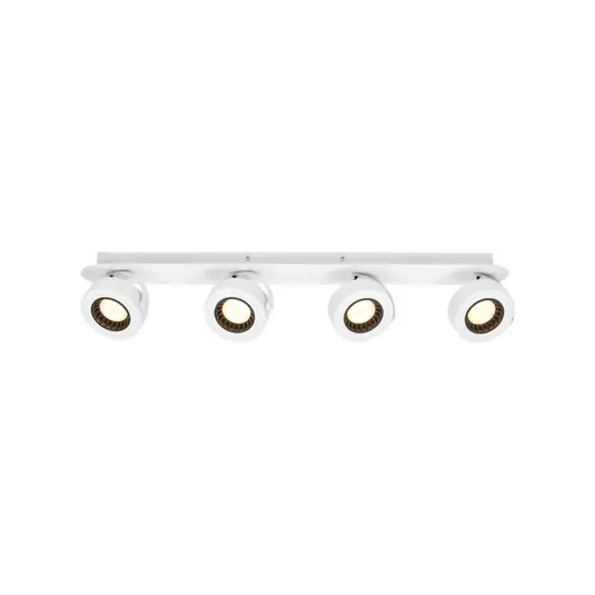 Faretto da soffitto LED OSRAM VENUS, bianco, a 4 luci, metallo 3.000 K Prezzo Ridotto