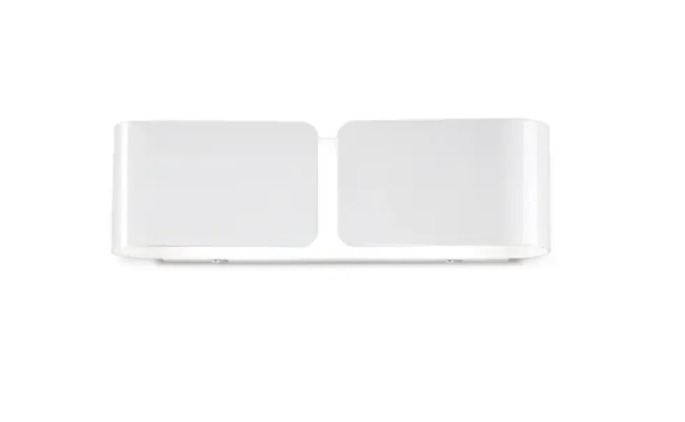 Applique parete bianca E27 max 2 x 60 W 44 cm Ideal Lux - 014166 Compra Adesso