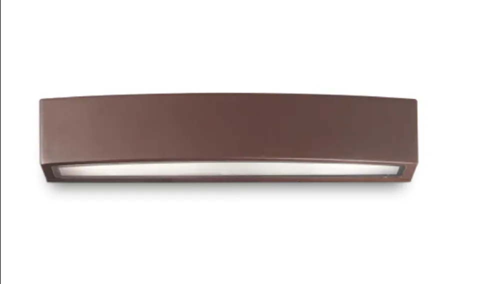 Applique esterno Marrone E27 max 2 x 60 W IP55 45 cm Ideal Lux - 163550 Saldi