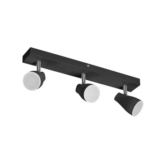 Faretto da soffitto OSRAM PEAR, nero, a 3 luci, GU10-LED 2.700 K Prezzo Basso