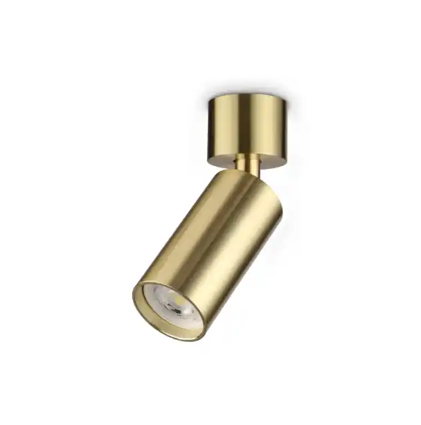 Faretto soffitto orientabile Ottone 1X28W GU10 12 cm Ideal Lux - 347653 Affare