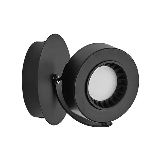 Faretto LED da parete OSRAM VENUS, nero, 1 lampadina. Metallo 3.000 K Spedizione Espresso