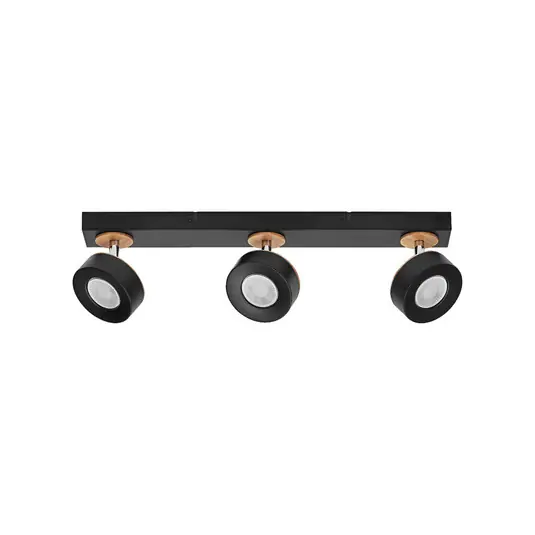 Offerta Speciale Faretto da soffitto LED OSRAM PLUTO, nero, 3 faretto, 3.000 K