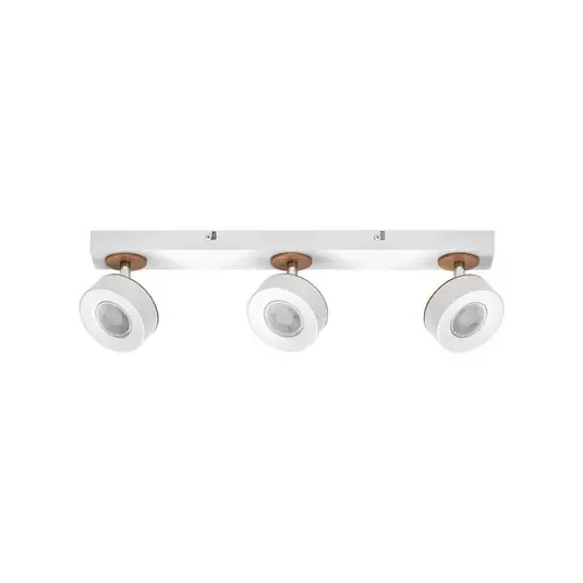 Compra Online Faretto da soffitto a LED OSRAM PLUTO, bianco, 3 faretto in metallo 3.000 K