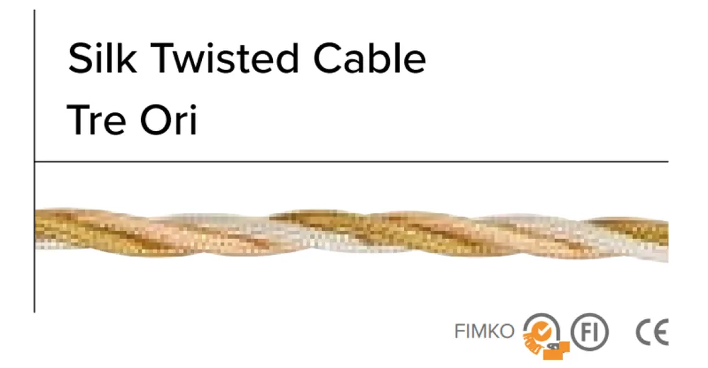 Cavo treccia 3 ori 3x0,75 3m Gambarelli - 12118.B3 Compra Oggi Stesso