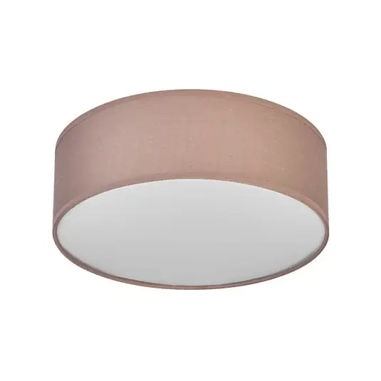 Solo Oggi OSRAM plafoniera ORBIS PARIS, marrone, Ø 30 cm, tessuto, E27