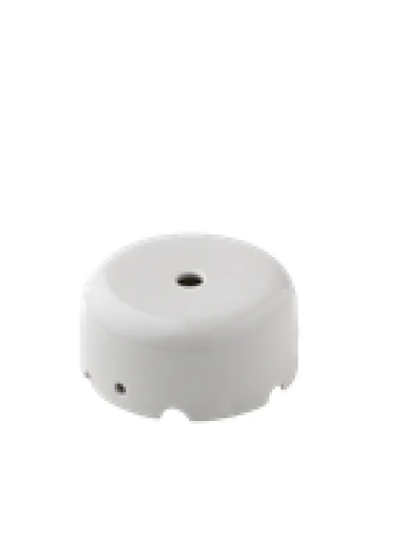 Scelto Dai Clienti Rosone in Porcellana Ø90mm H40mm Bianco Lucido 1-7 uscite Gambarelli - 08Y99.01