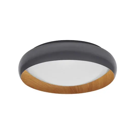 Ultimissimo Modello Plafoniera LED OSRAM ORBIS LIVIA, Ø 43 cm, grigio, metallo dimmerabile