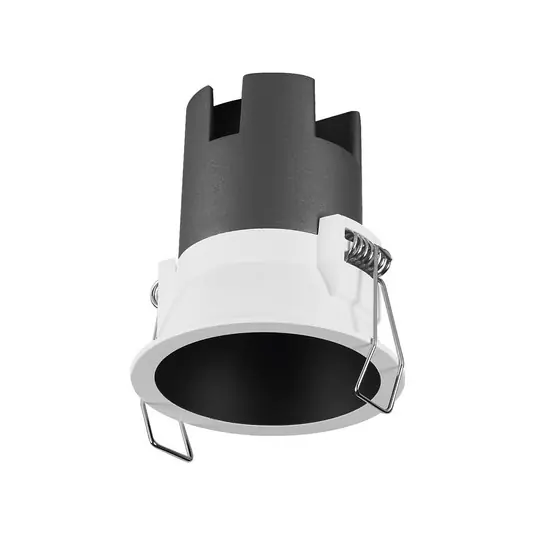 Faretto LED da incasso OSRAM TWIST, bianco/nero, 830, Ø 7 cm metallo Nuovo Arrivo