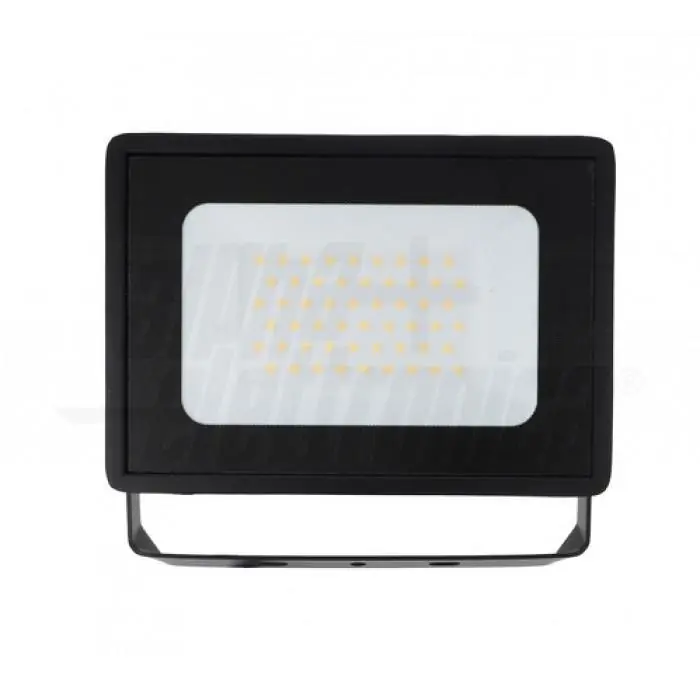 Proiettore LED 50W 4000K Nero Alpha Elettronica JO433 050NNW Di Tendenza