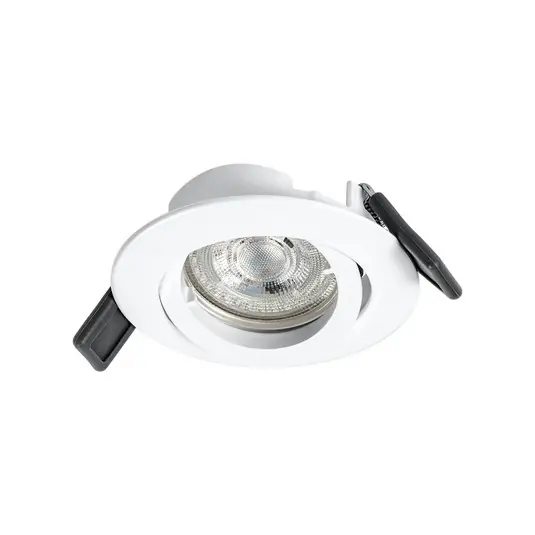 Faretto da incasso OSRAM, Ø 9 cm, bianco, metallo, GU10-LED, 2.700 K Professionale