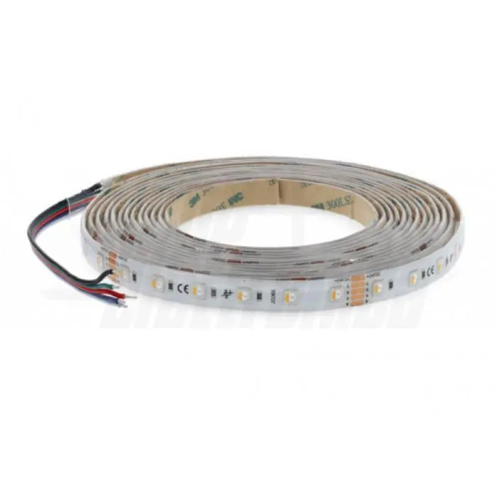 Striscia LED RGBW 5m 24V IP65 JOlight RGBW Bianco naturale JO365144605RGBNW Popolare