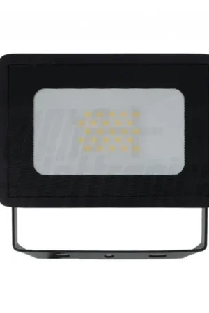 Spedizione Espresso Proiettore LED nero 20W 3000K ALPHA ELETTRONICA IP65 JO433/020NWW