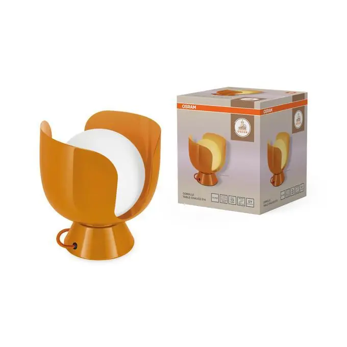 Lampada tavolo 1x10W E14 arancione 21 cm Osram - LUM851788 Novità