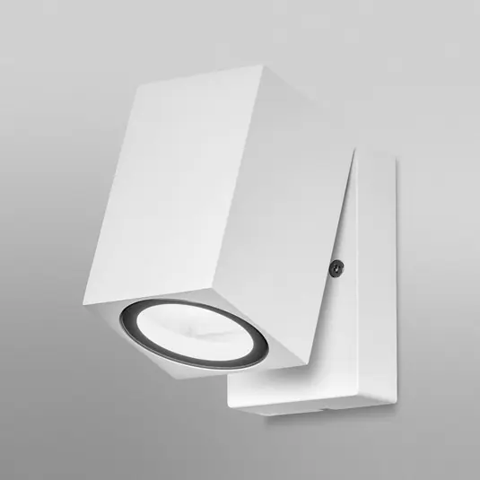 Promo Stagionale OSRAM applique da esterno ENDURA CLASSIC CUBE, metallo bianco IP44