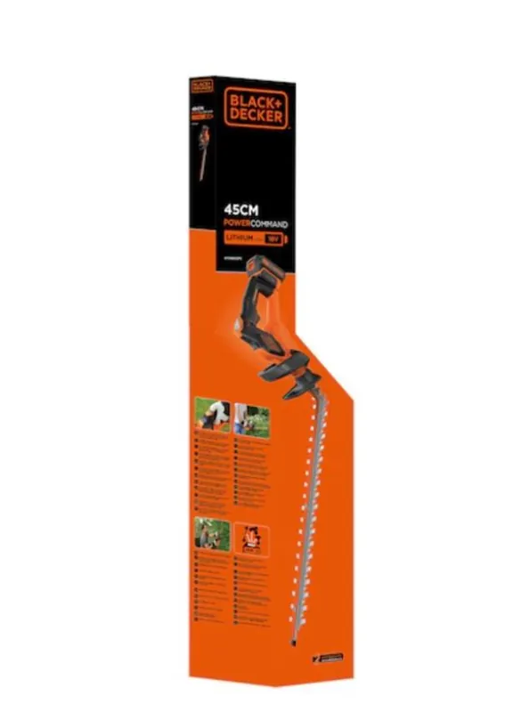 Offerta Limitata Tagliasiepi a batteria 45cm BLACK DECKER GTC18452PC-QW