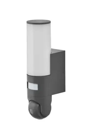 Nuovo Arrivo OSRAM SMART+ Telecamera LED per esterni WiFi, grigio scuro, sensore, IP44