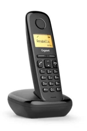 Pagamento Sicuro Telefono cordless A170BLACK tasti ergonomici nero Gigaset
