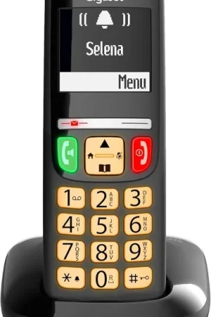 Super Prezzo Telefono cordless E270BLACK tasti grandi nero Gigaset
