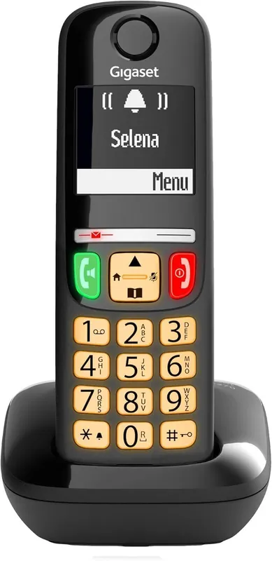 Super Prezzo Telefono cordless E270BLACK tasti grandi nero Gigaset