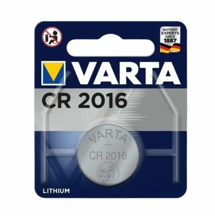 Pila Litio CR2016 3V Varta 06016101401 Di Tendenza