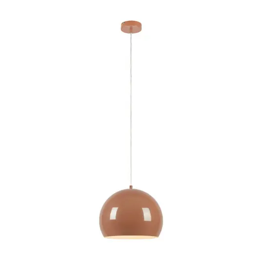 Lampada a sospensione Pop, Ø 28 cm, marrone, metallo Esclusivo