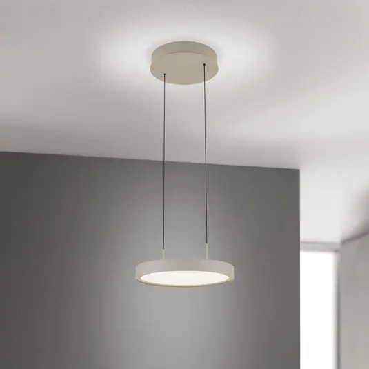 Compra Adesso Lampada LED a sospensione Teide, kaki, 1 luce, metallo, 2.700 K