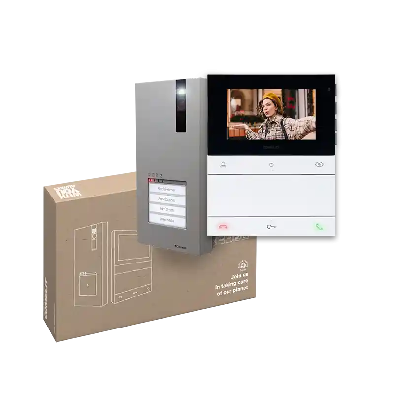 Kit videocitofono vivavoce 4,3 Comelit - PL8461V Di Tendenza