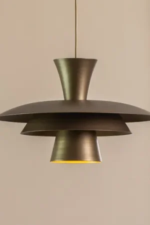 Lampada a sospensione Plato, colore titanio, metallo, Ø 38 cm, E27 Direttamente Dal Produttore