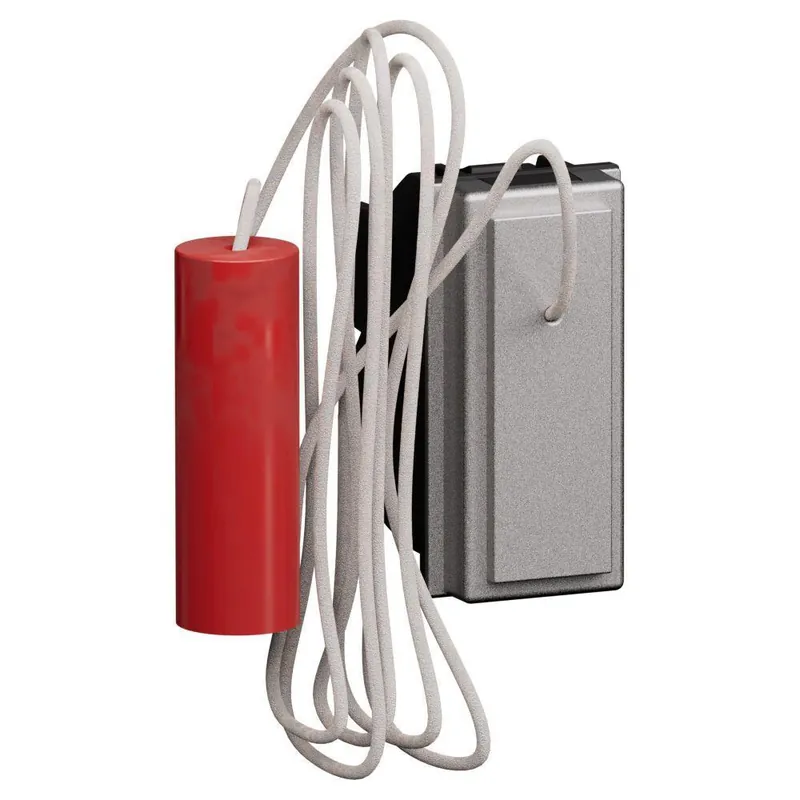 Pulsante tirante Silver 10 A 250 Va.c. 1 P (NO) e 1 P (NC) 1 modulo BTicino - KS4033 Vendita Finale