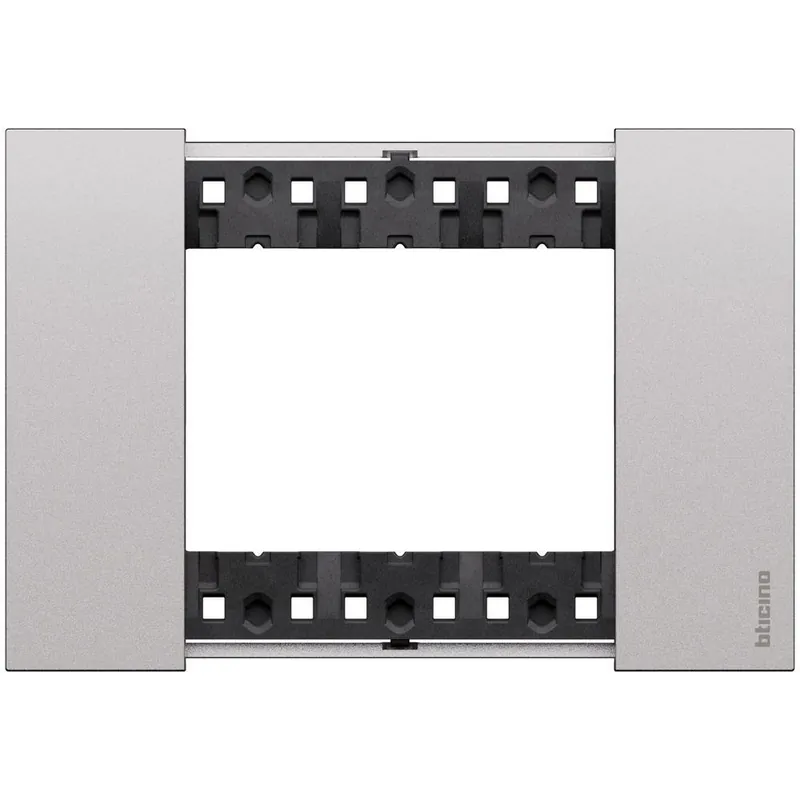 Subito Disponibile Placca 3 moduli Steel 125x86 BTicino LivingNow KA4803KS