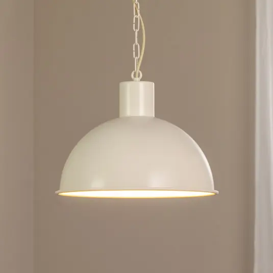 Lampada a sospensione Emoti, beige, a 1 luce, Ø 38 cm Must-Have