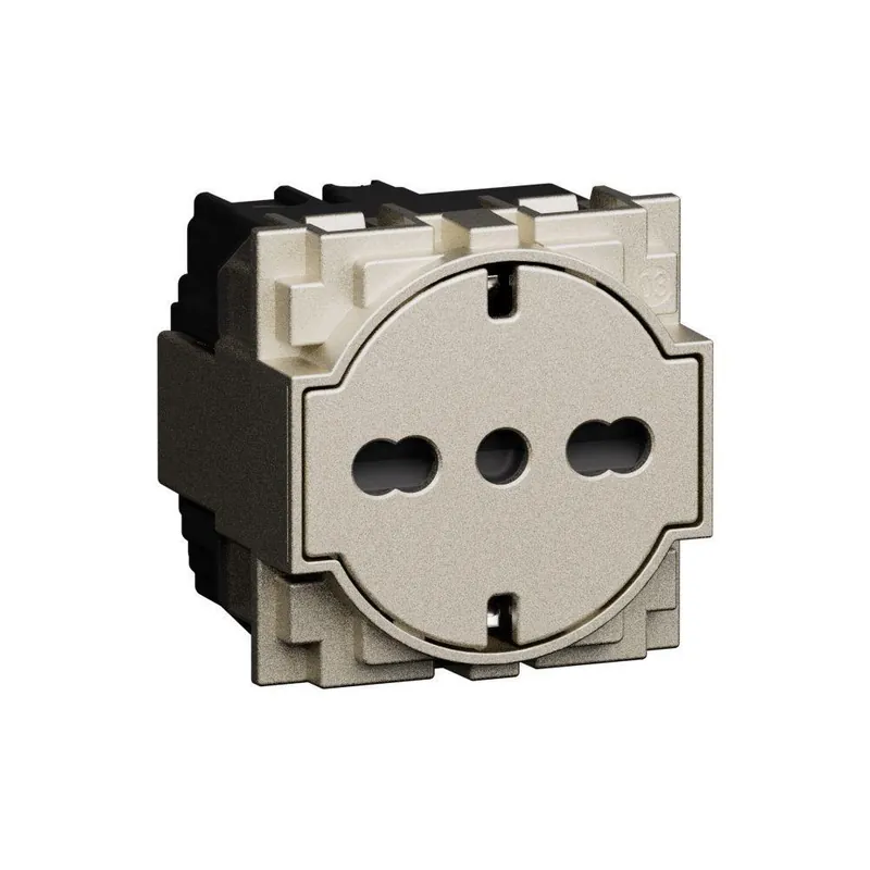 Presa Flat 16A 2PT 2 Moduli Bticino Living Now KC4140A16F Solo Oggi