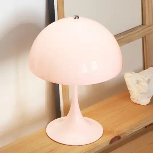 Louis Poulsen Lampada a batteria Panthella PORTABLE 250, rosa, IP44 Soddisfatti O Rimborsati
