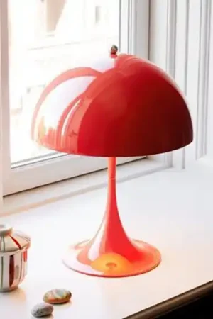 Louis Poulsen Lampada a batteria Panthella PORTABLE 250 rosso corallo Offerta Limitata