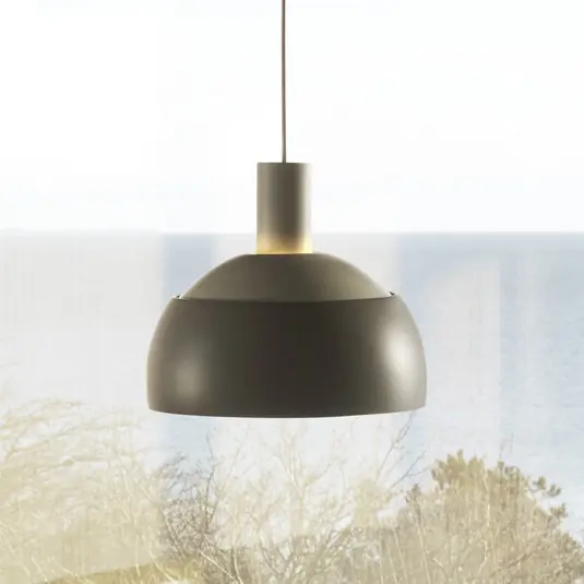 Louis Poulsen Lampada a sospensione FJ Elements, grigio, Ø 25 cm, E27 Vendita Finale