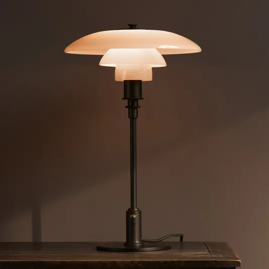 Louis Poulsen lampada da tavolo PH 3/2, terracotta polverosa, E14 Vendita Finale