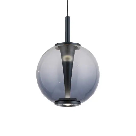 Occasione Imperdibile Lampada LED a sospensione PURE Infinity, grigio/grigio fumé, Ø 18 cm, CCT