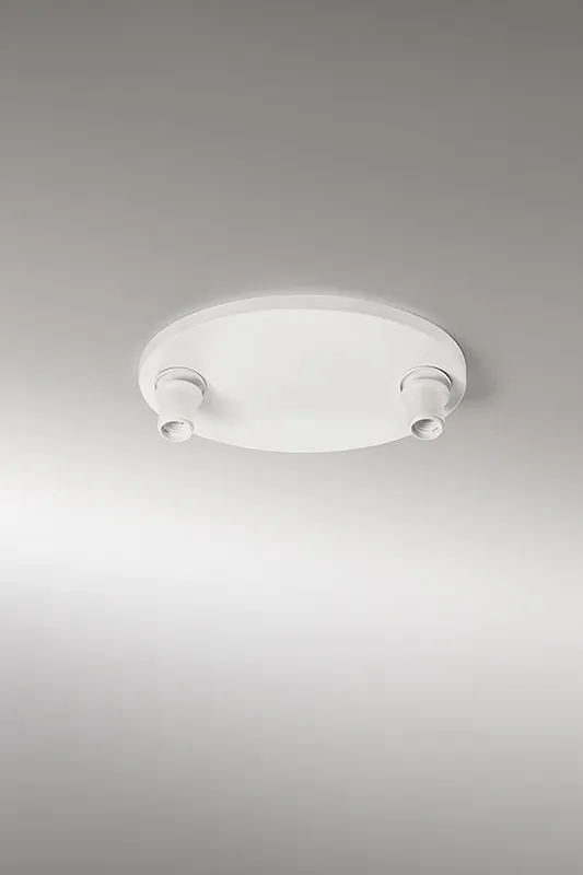 Prezzo Conveniente Supporto soffitto plafoniera bianco 40x25 Perenz 8590 B