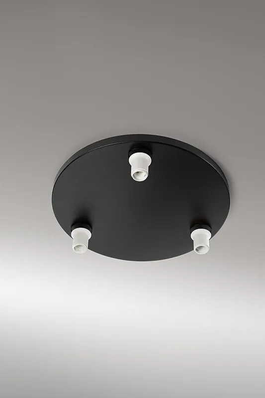 Prezzo Conveniente Supporto plafoniera soffitto nero 50cm Perenz 8592 N
