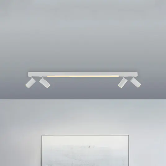 Offerta Del Giorno Plafone LED PURE Lines, 120 cm, bianco, CCT, telecomando