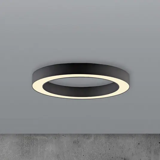 Plafoniera LED PURE Lines, Ø 35 cm, grafite, CCT, telecomando Novità